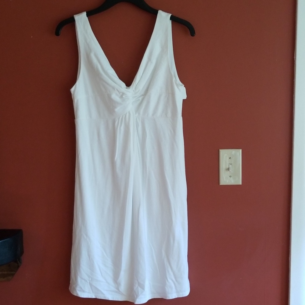 LOFT white dress